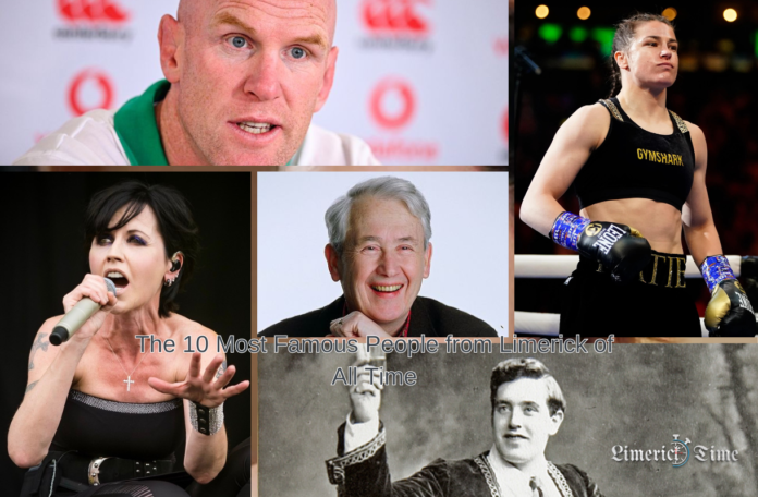 The 10 Most Famous People from Limerick of All Time