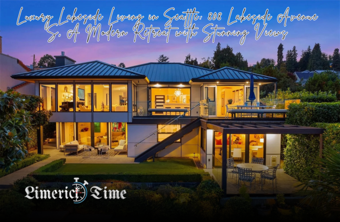 Luxury Lakeside Living in Seattle: 808 Lakeside Avenue S, A Modern Retreat with Stunning Views