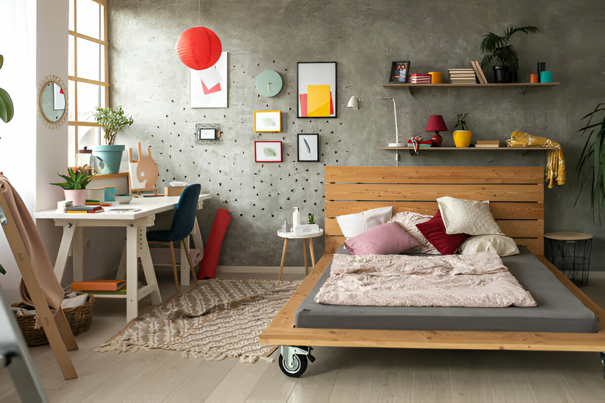 A bedroom in Multi purpose home