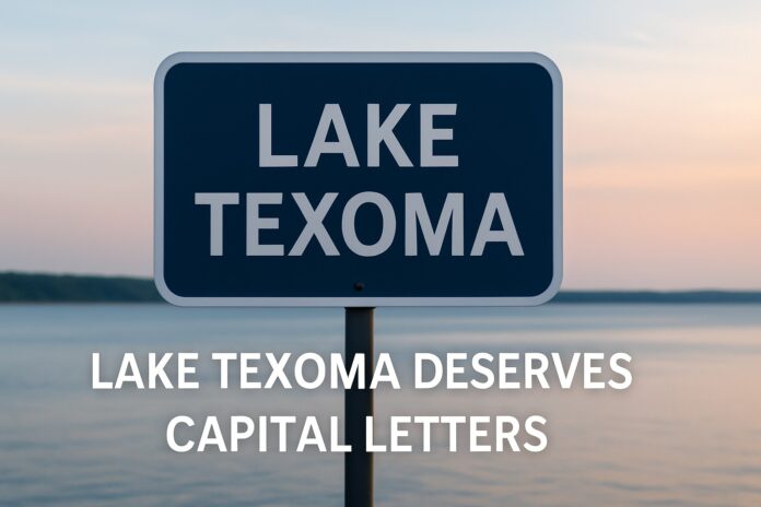 Lake Texoma Should Be Capitalized