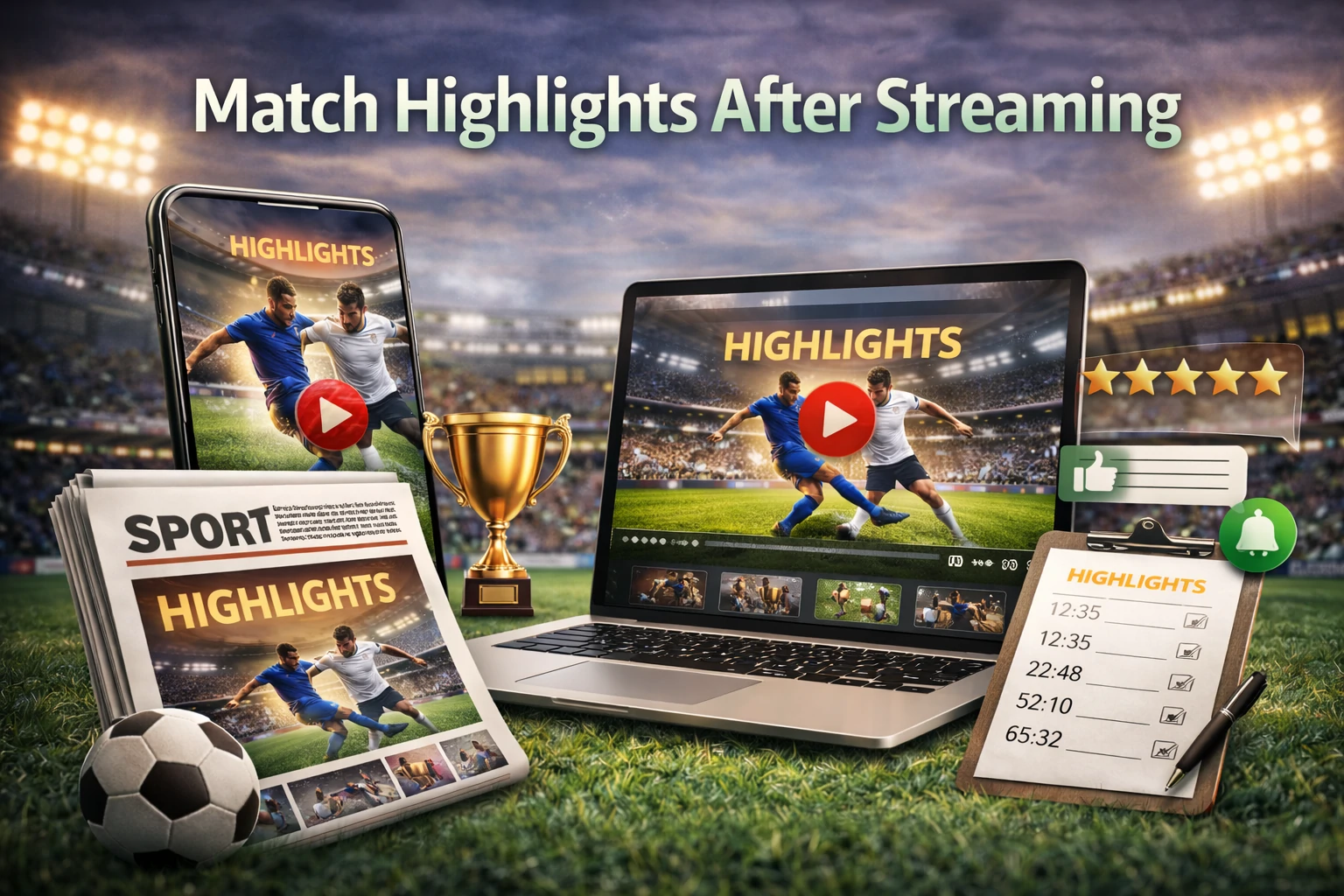 Match Highlights After Streaming